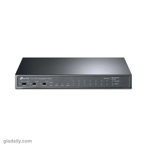 Switch PoE 11 cổng TP-Link TL-SL1311MP 8 cổng PoE+ 124W - Giá Đại Lý