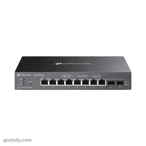 Switch PoE 8 cổng 2.5G TP-Link Omada SG2210XMP-M2 Smart - Giá Đại Lý