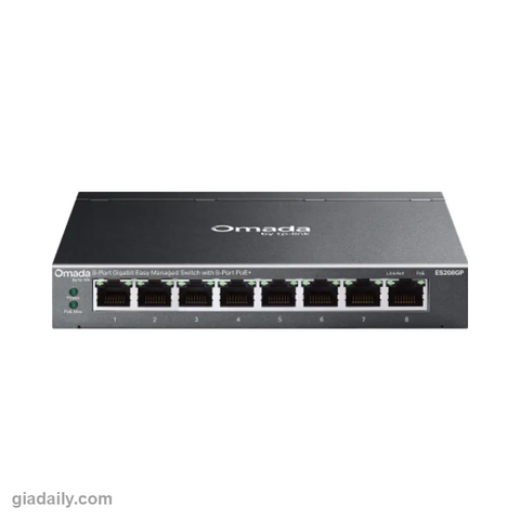 Switch PoE Omada 8 cổng Gigabit TP-Link ES208GP 8 cổng PoE+ 64W - Giá Đại Lý