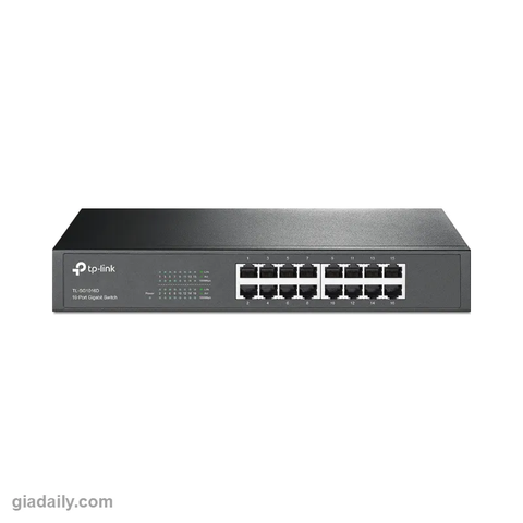 Switch 16 cổng Gigabit TP-Link TL-SG1016D gắn rack 1U 13 inch - Giá Đại Lý