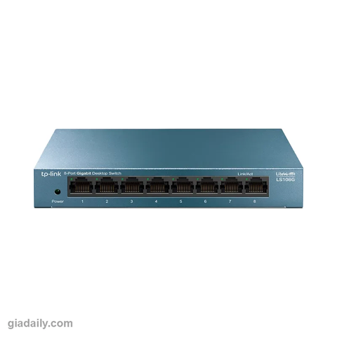 Switch 8 cổng Gigabit TP-Link LiteWave LS108G vỏ thép để bàn - Giá Đại Lý