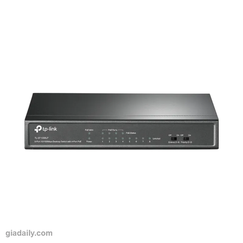 Switch PoE 8 cổng TP-Link TL-SF1008LP 4 cổng PoE 41W - Giá Đại Lý