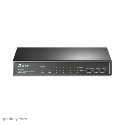 Switch PoE 9 cổng TP-Link TL-SF1009P 8 cổng PoE+ 65W - Giá Đại Lý