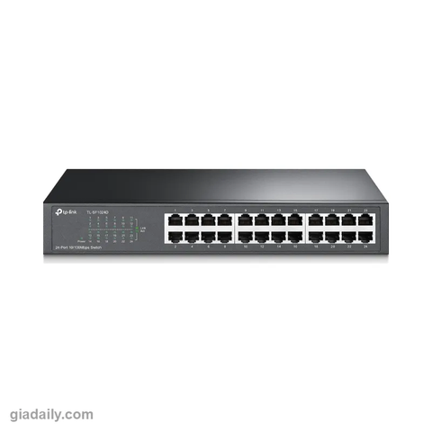 Switch 24 cổng 10/100Mbps TP-Link TL-SF1024D gắn rack 1U 13 inch - Giá Đại Lý