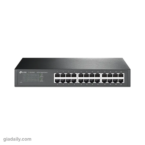Switch 24 cổng Gigabit TP-Link TL-SG1024D gắn rack 1U 13 inch - Giá Đại Lý