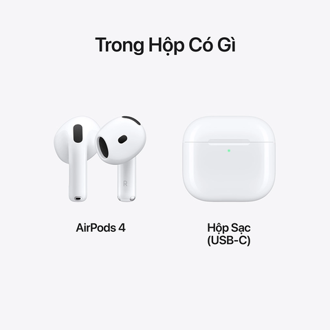 TAI NGHE APPLE AIRPODS 4 (ANC) - TRẮNG (MXP93ZP/A)