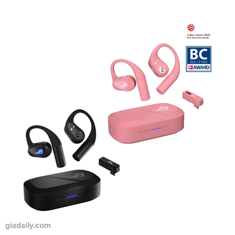 Tai nghe không dây ASUS ROG Cetra Open Wireless Gaming Earbuds Đen - Giá Đại Lý