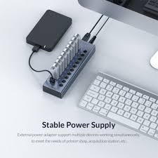 Bộ chia USB HUB ORICO 10 cổng USB 3.0 BT2U3-10AB-GY