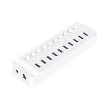 Bộ chia USB HUB 10 cổng USB 3.0 với các công tắc riêng lẻ CT2U3-10AB-WH