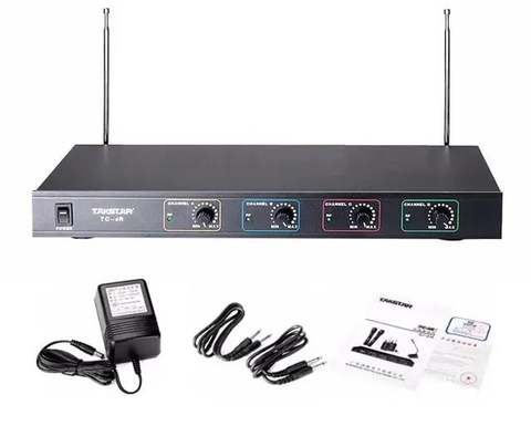 Bộ đầu thu micro không dây VHF đa năng 4 kênh TC-4R