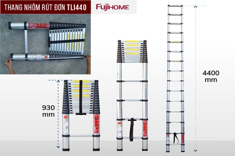 THANG NHÔM RÚT GỌN ĐƠN FUJIHOME TLI440