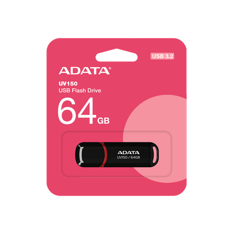 USB ADATA UV150 64GB USB 3.2 Gen1 (Bản Black) – BH5Y