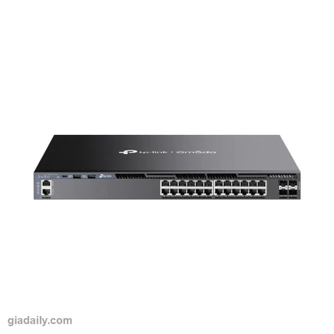 Switch 24 cổng Gigabit TP-Link Omada SG6428X L3 Managed Stackable - Giá Đại Lý