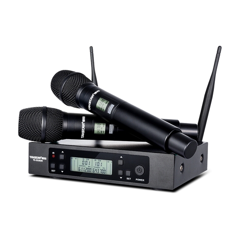 Bộ micro không dây cầm tay UHF kênh kép TS-3310UH