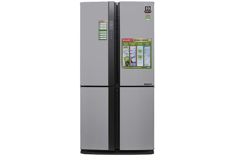Tủ lạnh 4 cánh Sharp SJ-FX631V-SL 626 Lít, J-Tech Inverter Mới 2021