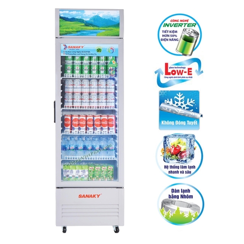 Tủ mát Sanaky Inverter VH-408K3L