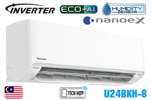 Điều hòa Panasonic 24000BTU 1 chiều inverter U24BKH-8 Mới 2025