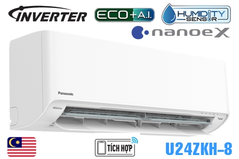 Điều hòa Panasonic 24.000BTU 1 chiều inverter U24ZKH-8 MỚI 2023