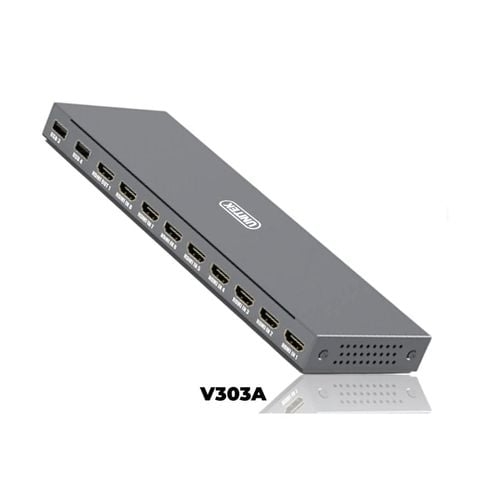 Bộ gộp tín hiệu HDMI 2.0 8 cổng ra 1 cổng V303A UNITEK