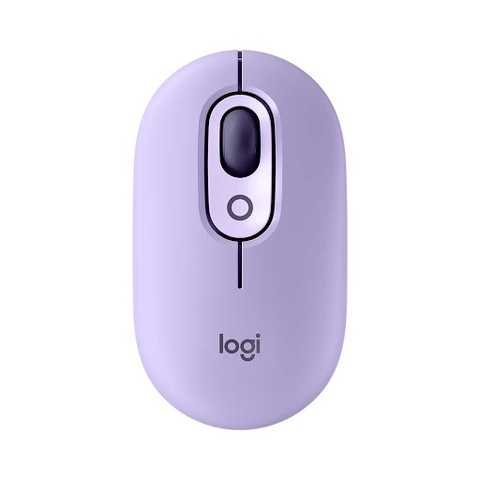 Chuột không dây Logitech POP with Emoji Tím 910-006621