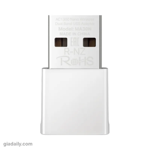 USB Wi-Fi Mercusys MA30N AC1300 Nano băng tần kép - Giá Đại Lý