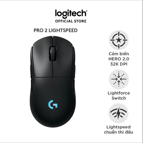 Chuột Gaming Logitech PRO 2 Lightspeed (Đen) (910-007297)