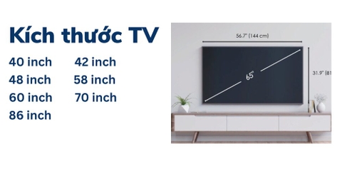 Kích Thước Tivi - Yếu Tố Quan Trọng Trong Việc Lựa Chọn TV 2023