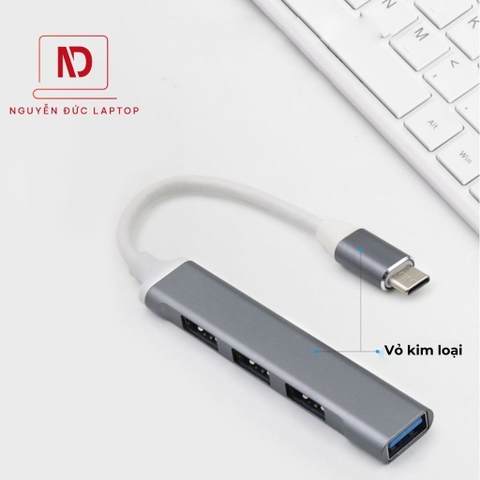 Hub Orico chính hãng/ Cổng chuyển đổi HUB USB Type C to USB ra 4 cổng USB cho Laptop, Macbook - HUB USB Type C 4 in 1
