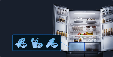 Tủ lạnh 4 cánh Xiaomi Mijia AI 510L – Bản Quốc tế