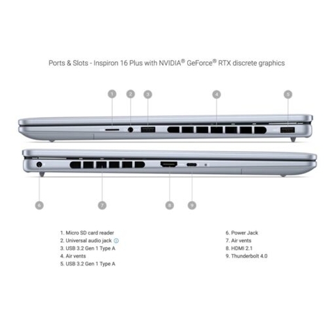 [New Outlet] Dell Inspiron 7640 Plus 2024 (Intel Core Ultra 7 155H, 32GB, 1TB, Intel Arc Graphics, 16 FHD+ Touch)