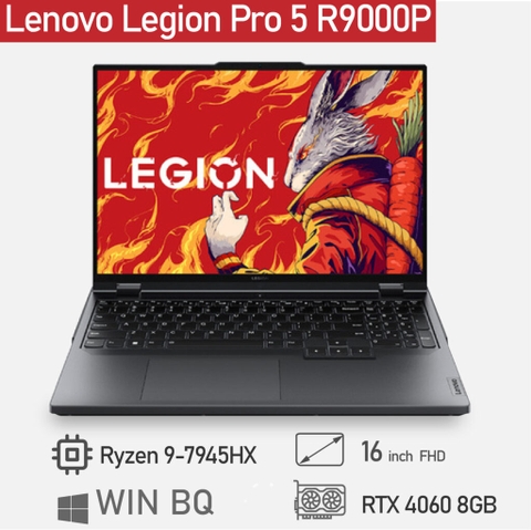 [Mới 100%] Lenovo Legion Pro 5 R9000P 2023 (Ryzen 9-7945HX, 16GB, 1TB, RTX 4060 8GB, 16″ WQXGA 240Hz)
