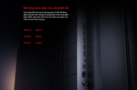 Tivi Xiaomi 100 inch Redmi Max 100 inch (model 2025) Tiết kiệm điện - Màn 4K, tần số 144Hz, Bộ nhớ 4+64GB - Bản nội địa