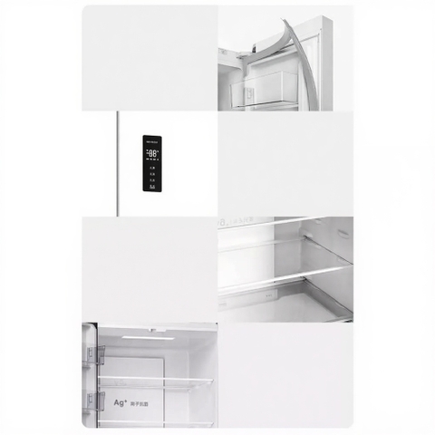 Tủ lạnh 4 cánh Xiaomi Mijia 400L BCD-400WFMBI – Kiểu Pháp