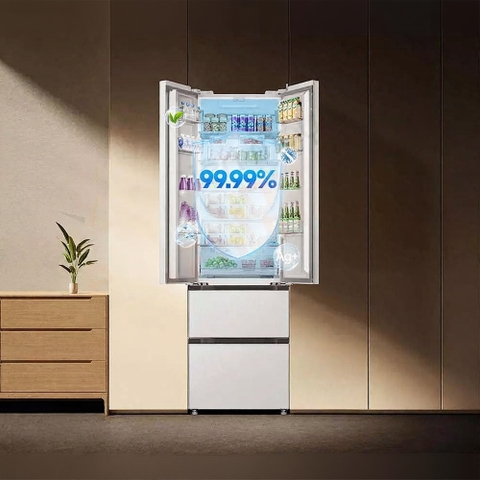 Tủ lạnh 4 cánh Xiaomi Mijia 400L BCD-400WFMBI – Kiểu Pháp