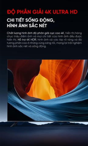 Tivi Xiaomi Redmi X85 (Max 85) 85 inch - Tiết kiệm điện, 4K, 144Hz, MEMC, Bản 2025
