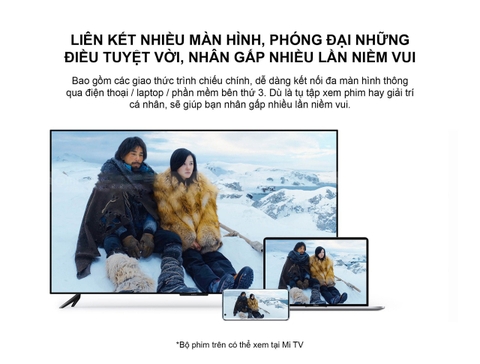 Tivi Xiaomi TV6 65 inch OLED 4K – Màn hình siêu mỏng 4.6mm, bù chuyển động MEMC