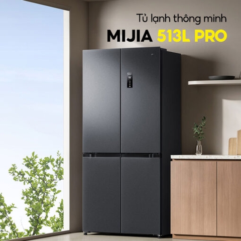 Tủ lạnh 4 cánh Xiaomi Mijia 513L & 513L Pro – Có ngăn đông mềm, làm lạnh kép