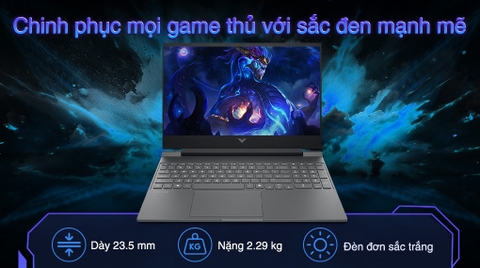 [New 100%] HP Victus Gaming 15-fa2013dx (Core i5-13420H/ Ram 8GB/ SSD 512GB/ RTX 3050/ 15,6 inch FHD 144Hz)