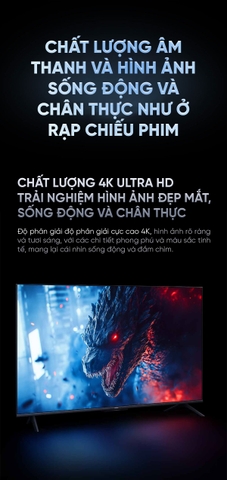 Tivi Xiaomi A Pro 50 inch 4K model 2025 Ram 3/64GB 144Hz Tiết Kiệm Điện - Bản Nội Địa