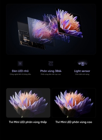 Tivi Xiaomi S Pro Mini LED 100 inch 2025 – Tần số 240Hz/4G+64G/ Chip XM9000/3000nits
