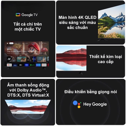 Tivi Xiaomi 43 inch A Pro Google TV QLED 2025 – Bản Quốc Tế (L443MA-SSEA)