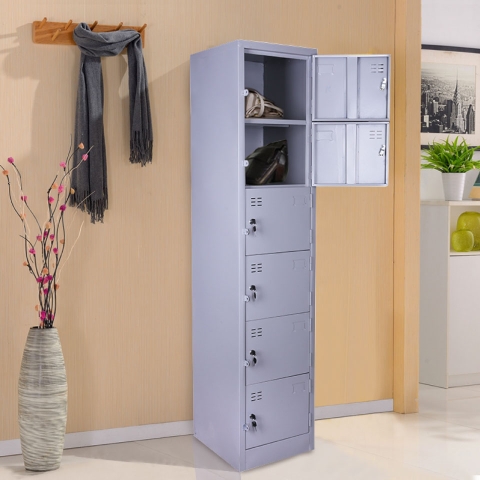 Tủ Sắt Locker 6 Ngăn 1 Cột LK6C1