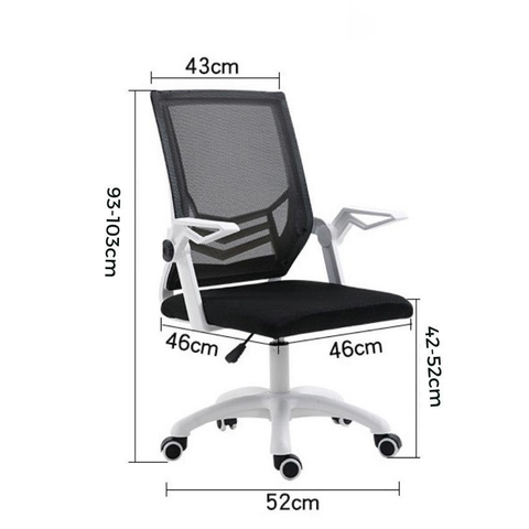 Ghế Văn Phòng Tay Gập Chân Xoay GHE_VP680