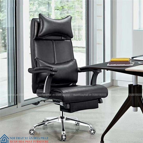 Ghế Giám Đốc Thư Giãn Đen D006_D