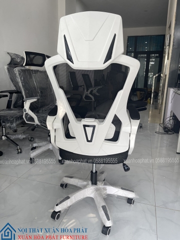 Ghế Công Thái Học Cao Cấp TMS06 Trắng