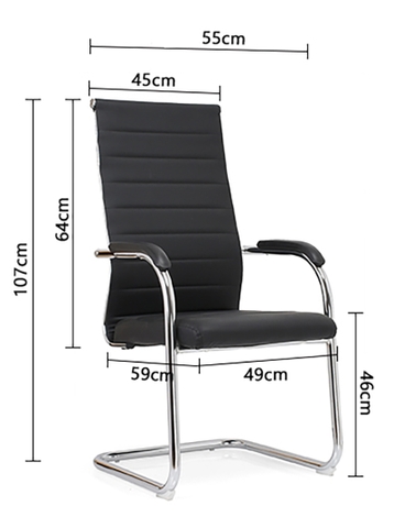 Ghế Chân Quỳ Da Lưng Cao Đệm Dày CQ_4010B