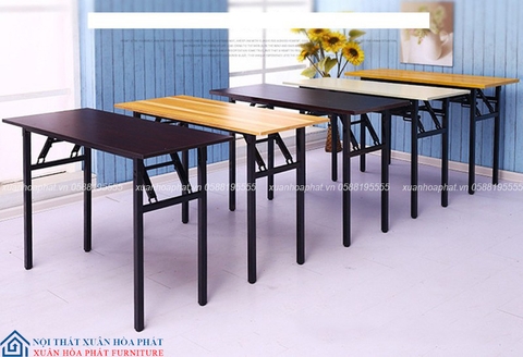 Bàn Làm Việc Chân Gấp Mặt Gỗ MDF Phủ Melamine CG_01