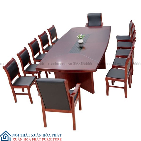 Bàn Phòng Họp 2m4 Gỗ Công Nghiệp Sơn PU