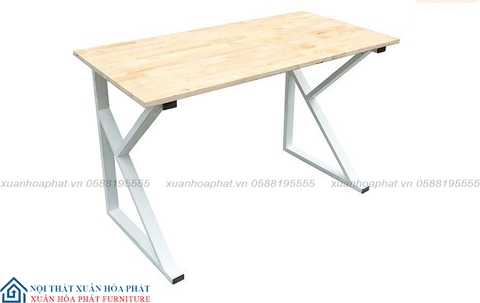 Bàn Làm Việc, Bàn Gaming Chân K Mặt Gỗ Cao Su BCS_K03
