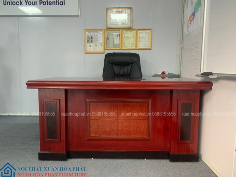 Bàn Giám Đốc 80x1m6 Gỗ Công Nghiệp Không Hộc BGD_160